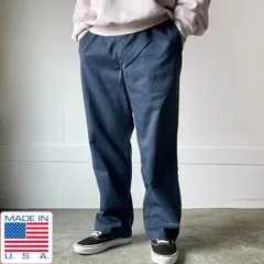 90s USA製 Dickies ディッキーズ 874 ワークパンツ 紺系 38×29(実寸W36.5 L28) アメリカ製 ネイビー ビンテージ D153-25-0019ZV