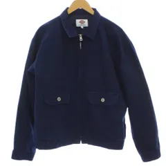 ディッキーズ Dickies ワークジャケット 上着 L 青 ブルー 長袖 フラップポケット /GG ■ECD001