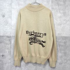 バーバリーロンドン ハーフジップニット セーター ノバチェック