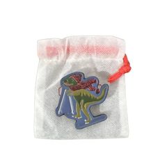 Coach dinosaur charm with pouch