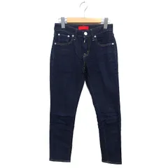 レッドカード RED CARD ストレート デニム ジーンズ コットン 綿 ストレッチ 22 紺 ネイビー /NT8