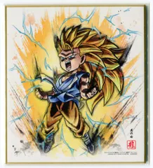 バンダイ ドラゴンボール色紙ART 4弾/2394690 超サイヤ人3 孫悟空:GT 7
