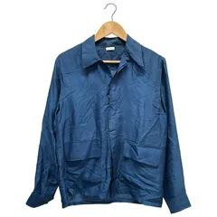 SEEALL (シーオール) シルクシャツ ネイビー 44