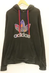 【中古】 adidas メンズパーカー M CNY Pullover Hoodie adidas M 黒 ブラック