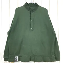 【Men's S グリーン系】 Chums ( チャムス ) ハリケーントップ Hurricane Top スウェット プルオーバー International Men's  化繊 ロングスリーブシャツ インナー シャツ トップス ウェア
