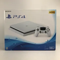 【ジャンク品】 PlayStation4 PS4 プレイステーション4 プレステ4 本体 グレイシャー・ホワイト (HDD 500GB/CUH-2200AB02) 【033-260309-mh-12-fuz】