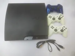  ゲーム プレイステーション3 PS3本体 CECH-3000A チャコールブラック 動作品 周辺機器付き 中古品