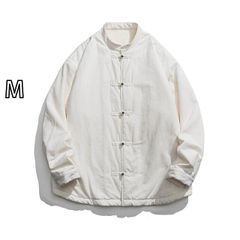 Vintage 90s チャイナボタン ワークジャケット カーキ カンフーJKT 