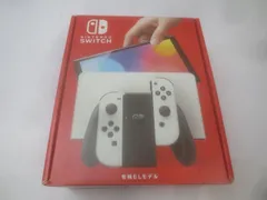  ゲーム Nintendo switch ニンテンドースイッチ 本体 HEG-001 有機ELモデル ホワイト 箱付き 中古品