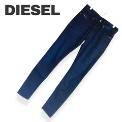 DIESEL ディーゼル ダークブルー レディース パンツ デニム ジーンズ ストレートデニム 長ズボン ストレッチ素材  W26 L32 【S～Mサイズ相当】1033KZ