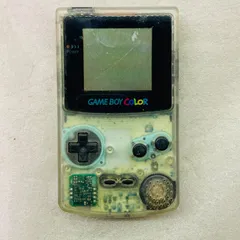 【ジャンク品】任天堂 GBハード ゲームボーイ カラー 本体 クリア CGB-001 Nintendo ニンテンドー FA4