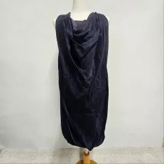 ジルスチュアート シルク100% ドレープ ノースリーブ ONE PIECE S