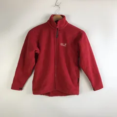 Jack Wolfskin フリースジャケット レッド 140cm 3172202603070024