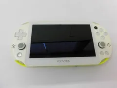  中古品 ゲーム PS Vita 本体 PCH-2000 ライムグリーン・ホワイト 初期化済み