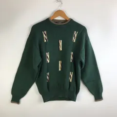 90s CHAPS RALPH LAUREN ウールニットセーター グリーン L 3172202603070025