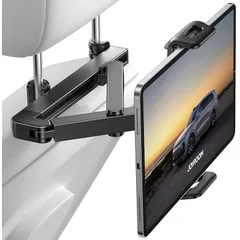 【新品】 【2025新型・安定三角サポート】JOYROOM 車 タブレットホルダー 後部座席 デュアルロッドサポート 伸縮式アーム ヘッドレスト 360度回転 ipad 車載ホルダー タブレット スタンド 車 車載タブレットホルダー バーの調整範囲94mm 0