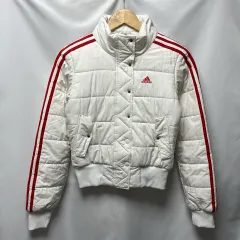 正規品 / 90 アディダス 3本線 パデッド 紅白 白赤 トラックジャージ / ジャージ アウター