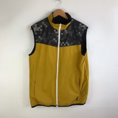 kissmark GOLF リバーシブル フリースベスト メンズ L イエロー×ブラック 3172202603070028のサムネイル