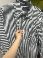 ポロ ラルフローレン ストライプ スリムフィット シャツ