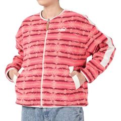 Brand new PUMA CORE HERITAGE reversible AOP jacket, model 683614, windproof, women's, Fall/Winter 2024 color: Salmon (17)