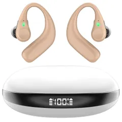 D★集音器 高齢者 しゅうおんき【2025進化版 雑音を自動識別・低減】8段階音量調節 音声拡聴器 自動電源ON/OFF 耳掛け式 音をクリアに増幅 15時間連続使用 580mAhの充電ケース付き Type-C充電式 残量表示 両耳対応 人間工学 敬老の日 母