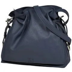 ロエベ LOEWE アナグラム ショルダーバッグ フラメンコ ショルダーバッグ レザー ブルー レディース 【中古】のサムネイル