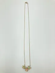 ネックレス ゴールド フラワーモチーフ その他金属