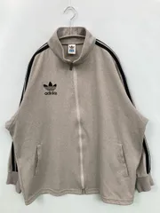 adidas アディダス ジャージ/トラックジャケット M-L ベージュ