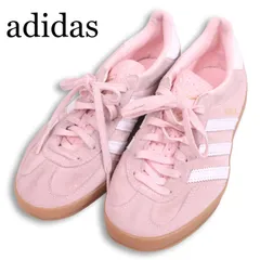 adidas アディダス 【GAZELLE INDOOR】 スウェード ローカット スニーカー シューズ Sz.23 レディース ピンク