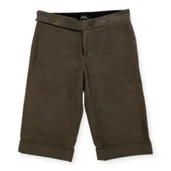 A.P.C. アーペーセー 裾ダブル モールスキン ハーフパンツ ショートパンツ サイズ 36 /グレージュ系/男女でものサムネイル