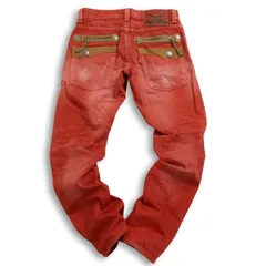 EDWIN エドウィン 483XVS XVシリーズ★ 通年 USED加工 カラー デニム パンツ ジーンズ Sz.32 メンズ 日本製