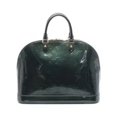 LOUIS VUITTON ルイ・ヴィトン アルマGM モノグラムヴェルニ ブルーニュイ ハンドバッグ
