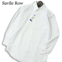 新品★ Savile Row サビルロウ 春夏 NON IRONMAX★ COOL BIZ長袖 ストライプ ドレス ワイシャツ Sz.M-80 メンズ ビジカジのサムネイル