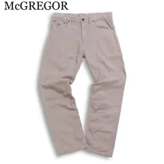 McGREGOR マクレガー 春夏 刺繍★ ストレッチ 5ポケット ストレート パンツ Sz.86 メンズ