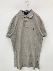 Polo Ralph Lauren ポロラルフローレン ポロシャツ M グレー 無地 ワンポイント ブランドロゴ 半袖