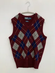 Polo by Ralph Lauren ポロバイラルフローレン ベスト S レッド その他総柄
