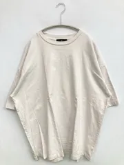 MONO-MART モノマート Tシャツ/カットソー L ホワイト 無地