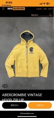アバクロンビー フード ジップアップ S
