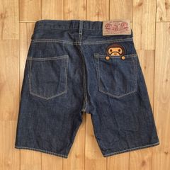 美品 アベイシングエイプ マイロ バナナ 刺繍 ワッペン デニム