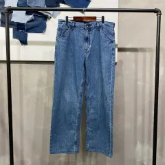 (33インチ) ユニクロ カジュアル ベーシック ストレッチ デニムパンツ