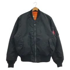 【中古】ALPHA ミリタリーアウタージャケット サイズL 黒 アルファ[91]のサムネイル
