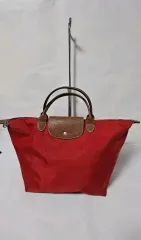 ロンシャン ル プリアージュ レッド トートバッグ