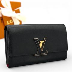 ☆美品☆ルイヴィトン 長財布 ポルトフォイユカプシーヌ ブラック