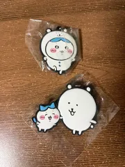 ちいかわ ハチワレ 自分ツッコミくま ラバーストラップ(キーホルダー)