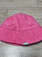 INSTANTFUNK インスタントファンク 帽子 ピンク ニット バケットハット