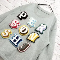 【美品】パーソンズ PERSON'S 薄手スウェット 立体刺繍ワッペンのサムネイル
