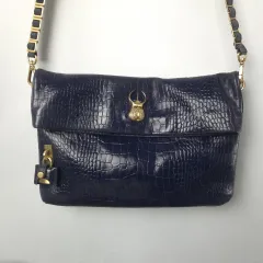 MARJA KURKI クロスバック ショルダーバッグ ネイビー