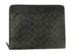 コーチ COACH シグネチャー テック ケース F32654 グレー タブレットケース クラッチバッグ セカンドバッグ BAG カバン 鞄 ☆AA★