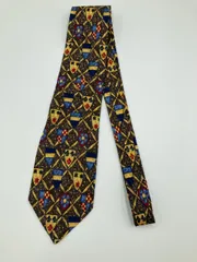 GIVENCHY ジバンシィ ネクタイ ブラウン その他総柄