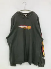 AEROPOSTALE エアロポスタル Tシャツ/カットソー X-LARGE グレー 前面プリント ブランドロゴ ミドル丈 長袖 クルーネック(丸首)